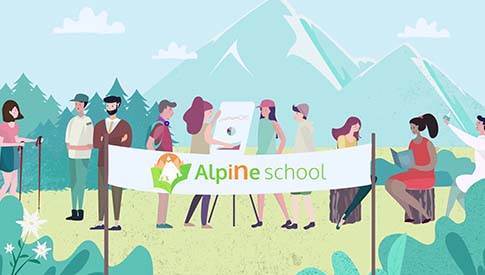 Alparc Youralps vidéo motion design Alpine School