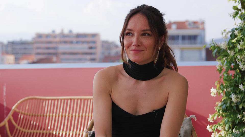 Interview Anais Demoustier actrice au Festival de Cannes 2023