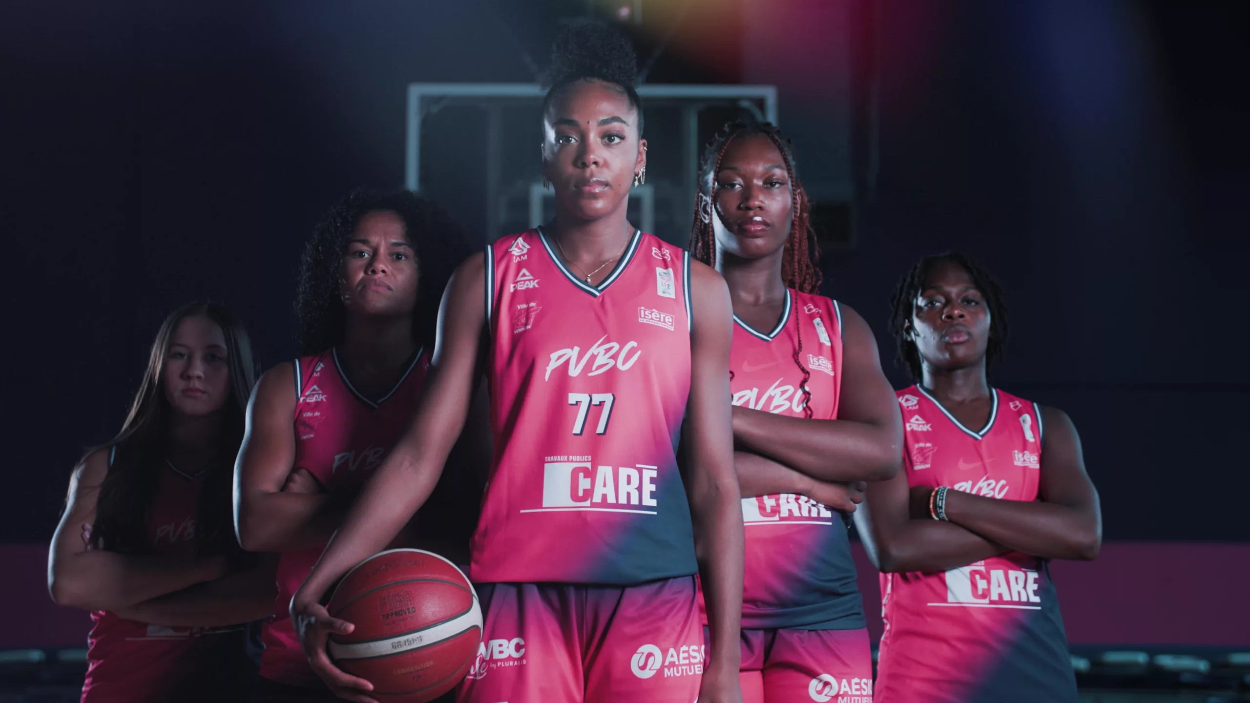 Equipe de basket féminine Voironnaise de ligue 2