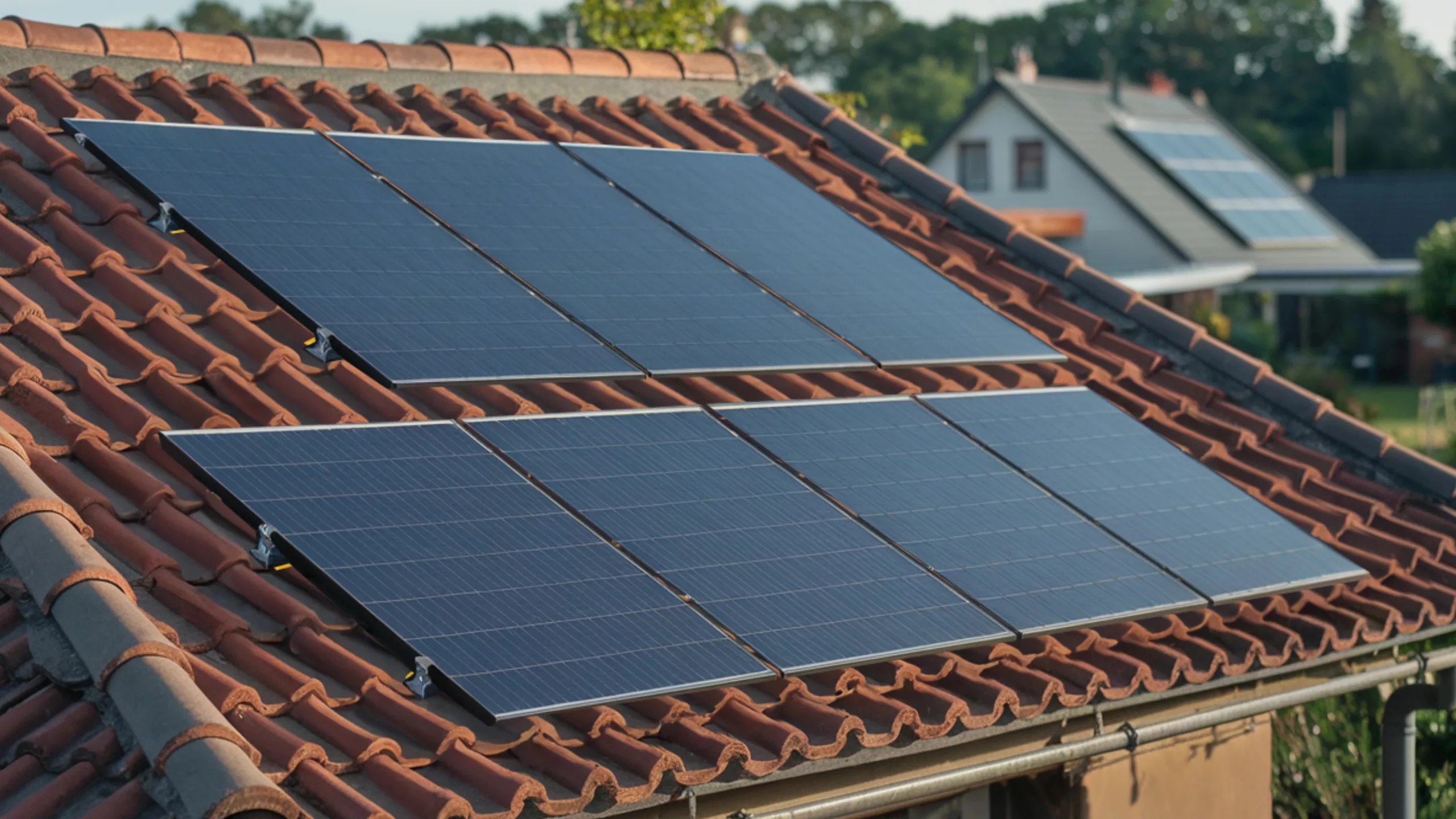 Panneaux solaires sur toit posés par l'entreprise Iséroire Lumensol