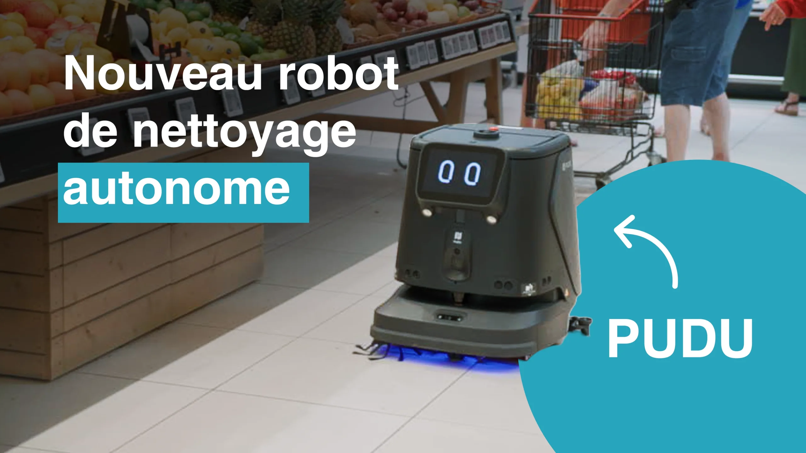 Robot de nettoyage autonome PUDU